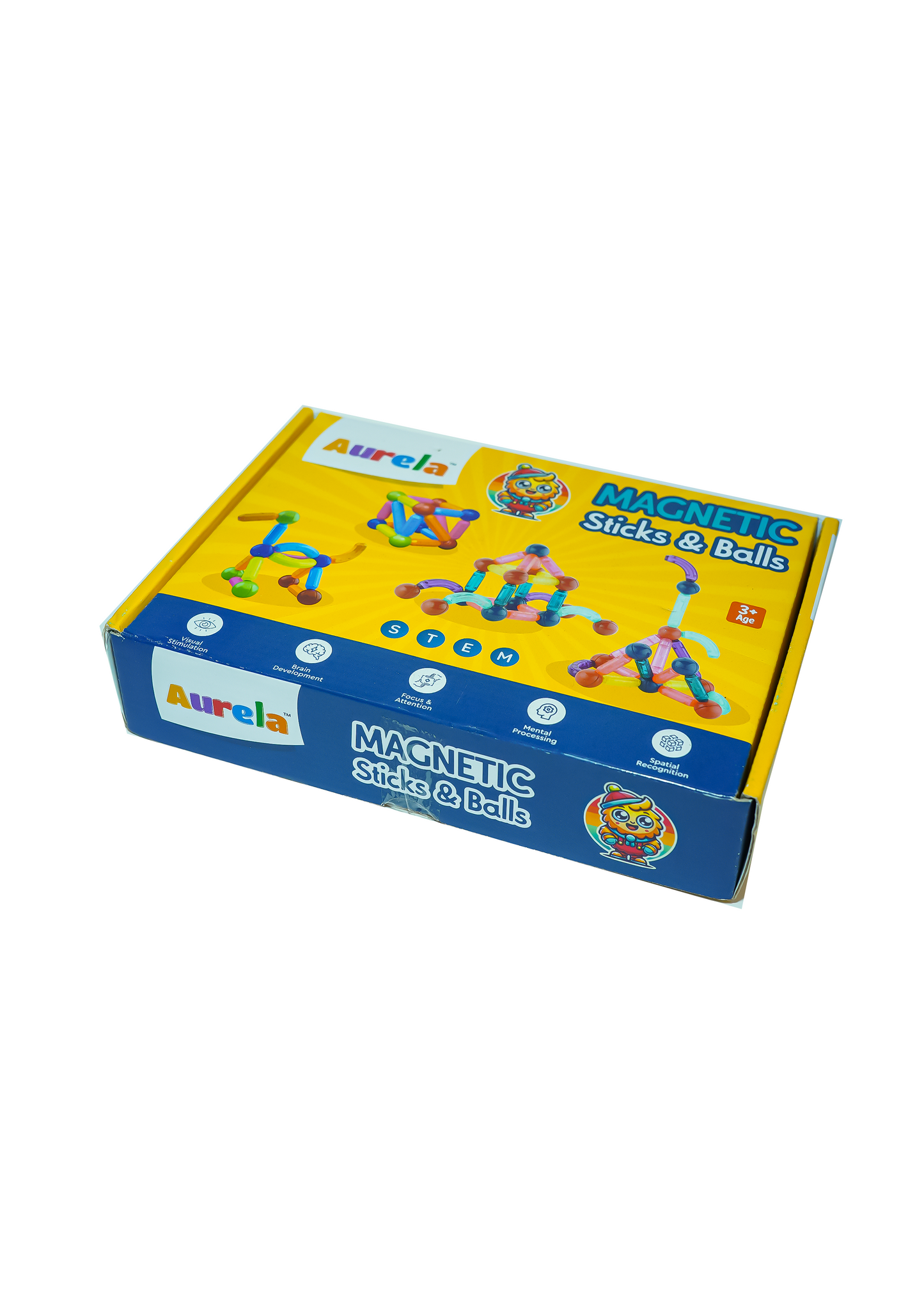 Magnetic Stick And Balls 64 pcs Construction Set