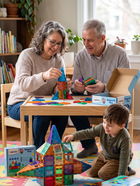 Magnetic Tiles 42 Pcs Construction Set