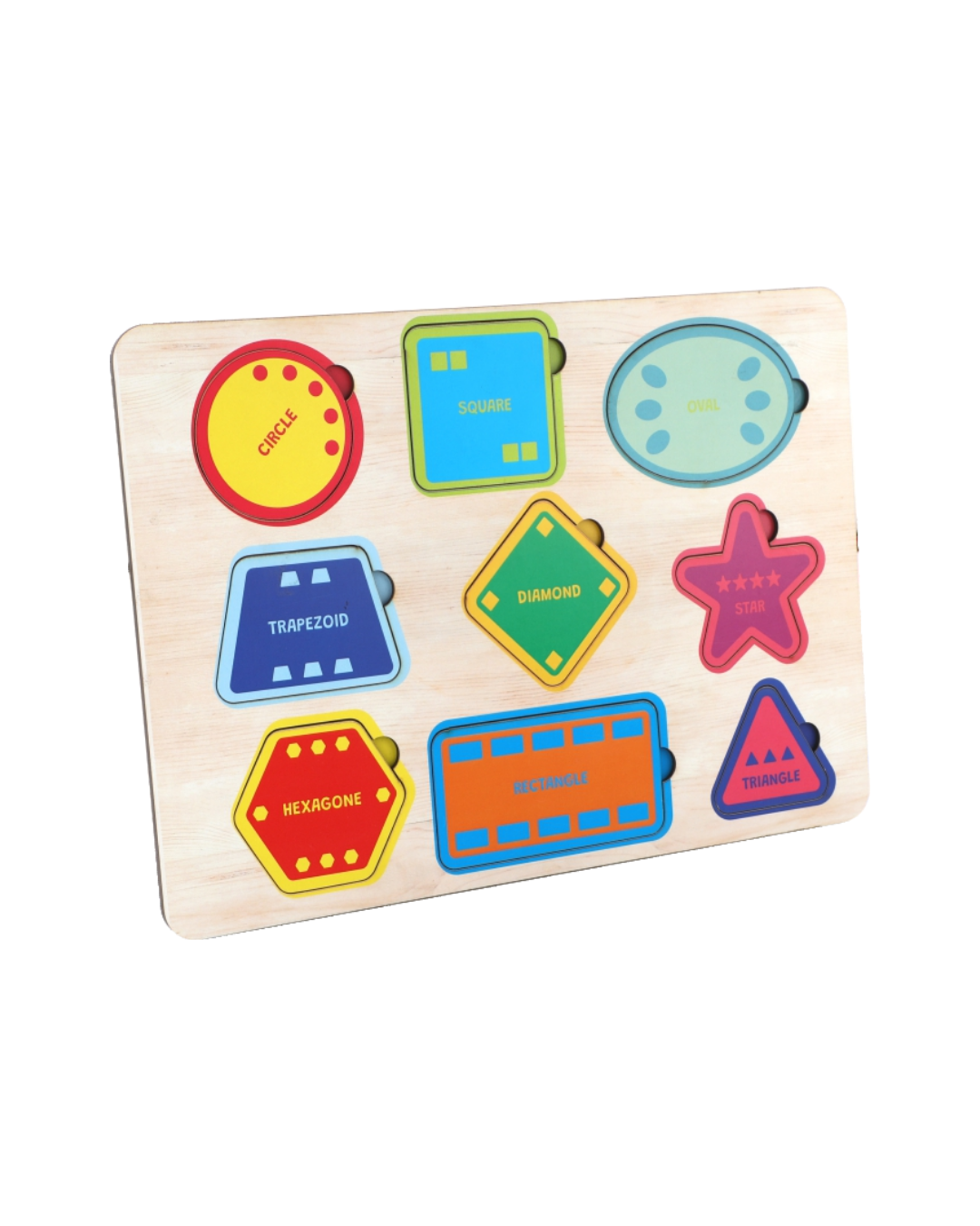 Wooden Shapes Educational Puzzle