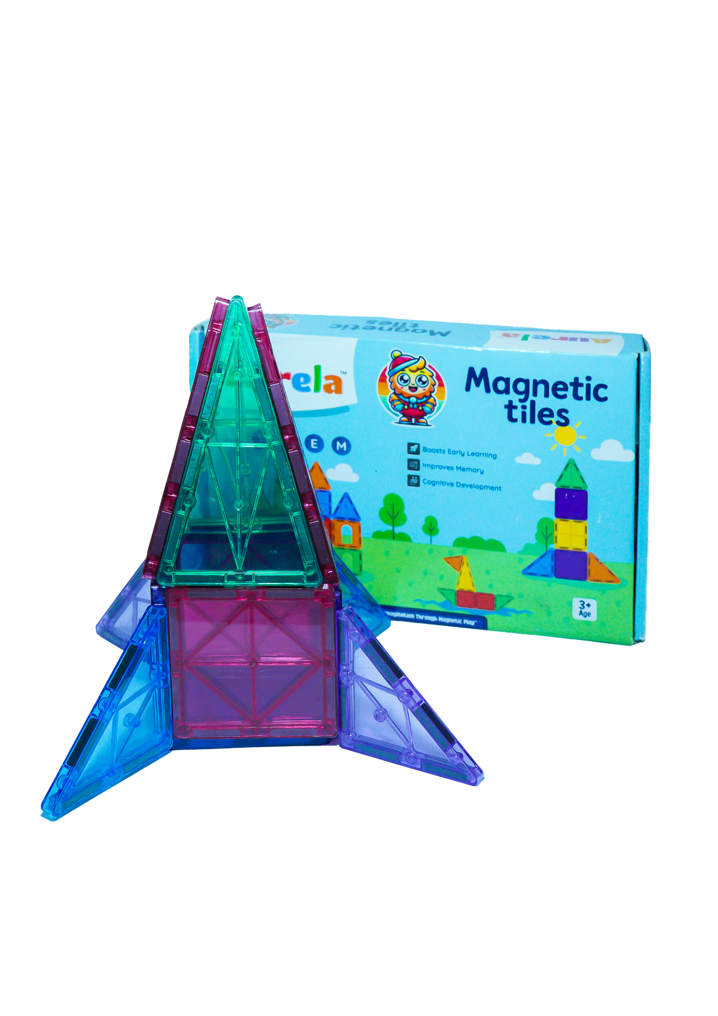 Magnetic Tiles 42 Pcs Construction Set