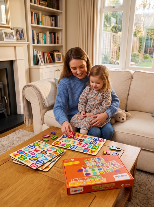 3 In 1 Wooden Puzzle Set