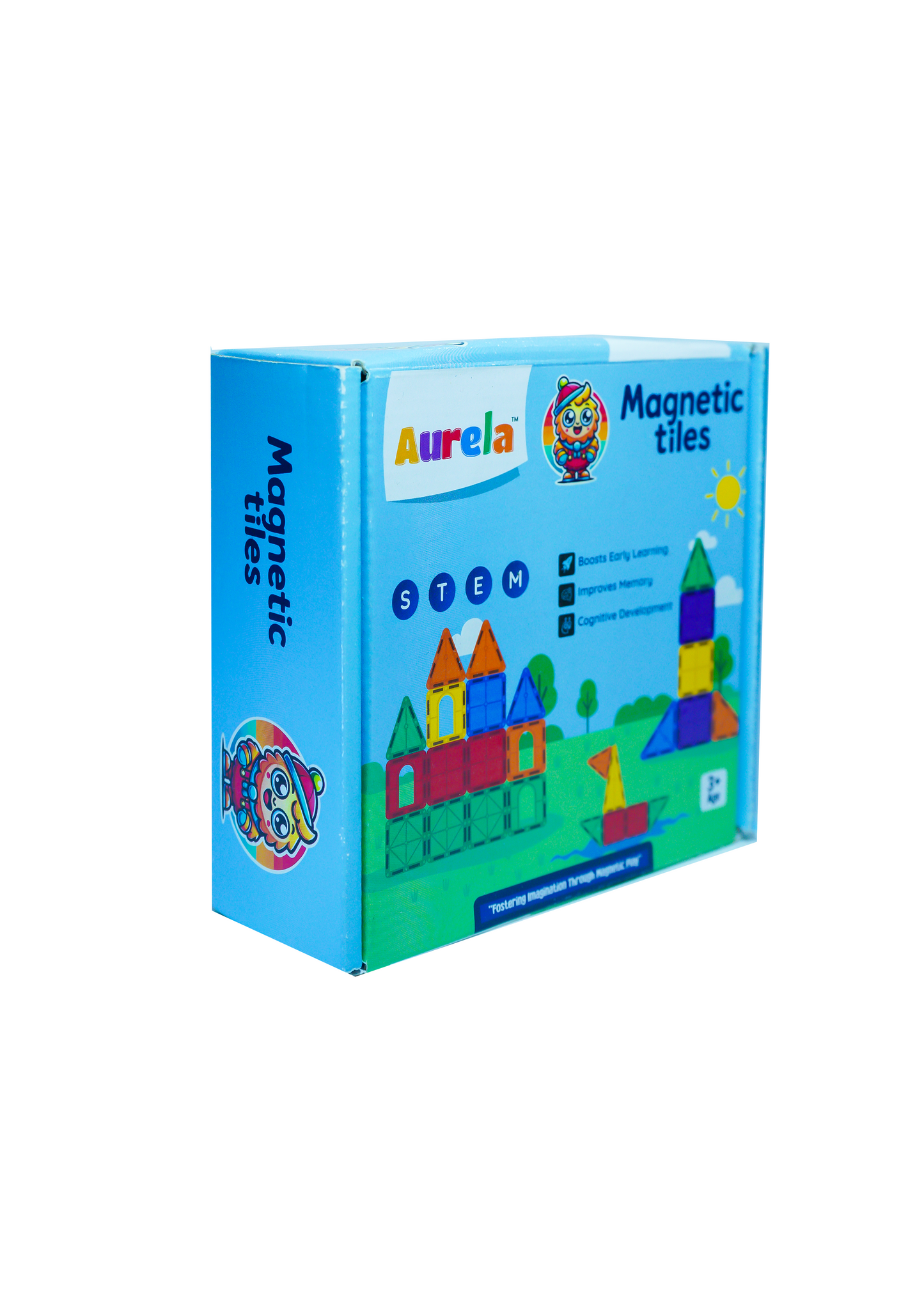 Magnetic Tiles 16 Pcs Constuction Set