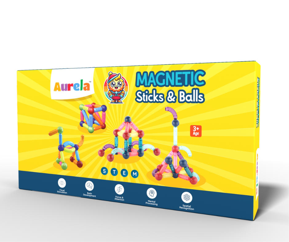 Magnetic Stick And Balls 52 Pcs Construction Set