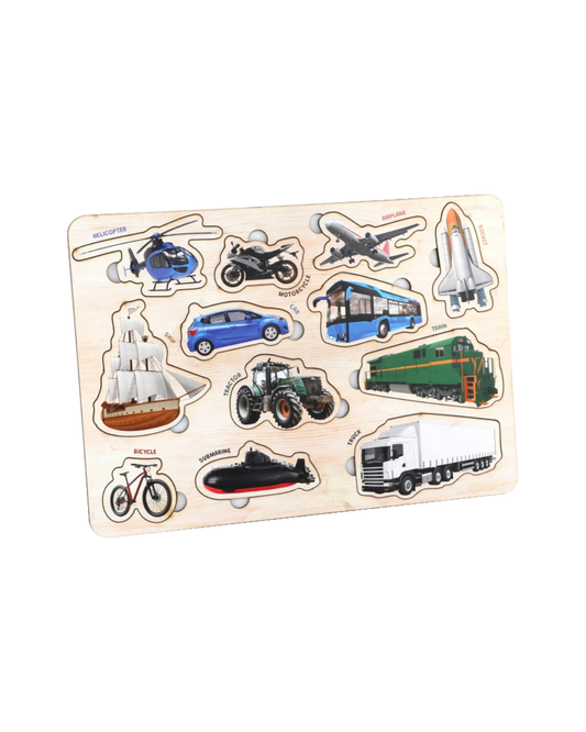 Wooden Transportation Educational Puzzle