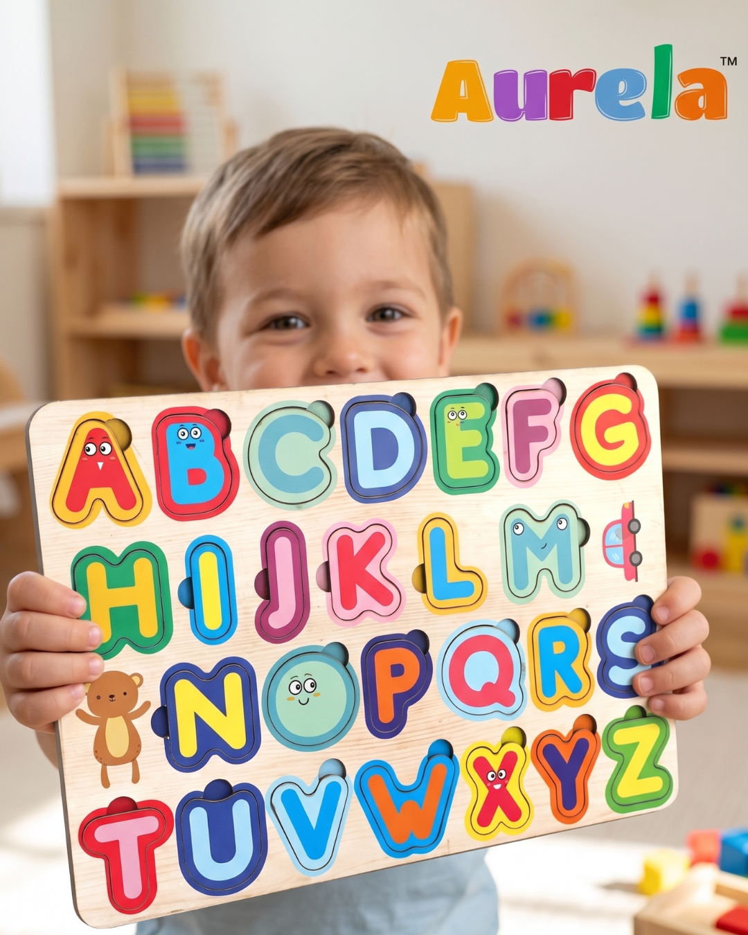 Wooden Alphabets Educational Puzzle