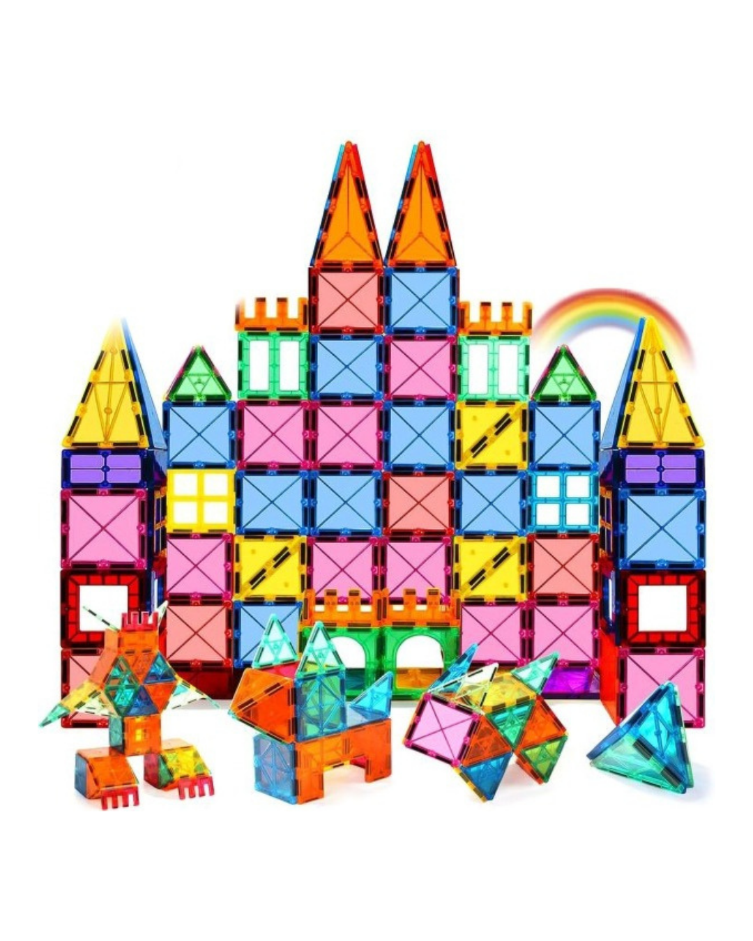 Magnetic Tiles 50 Pcs Construction Set