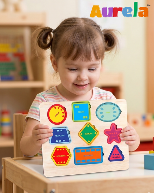 Wooden Shapes Educational Puzzle